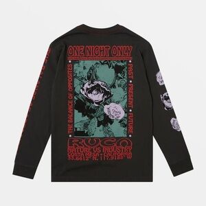 RVCA One Night Only Graphic Long Sleeve Tee Size Medium NWT